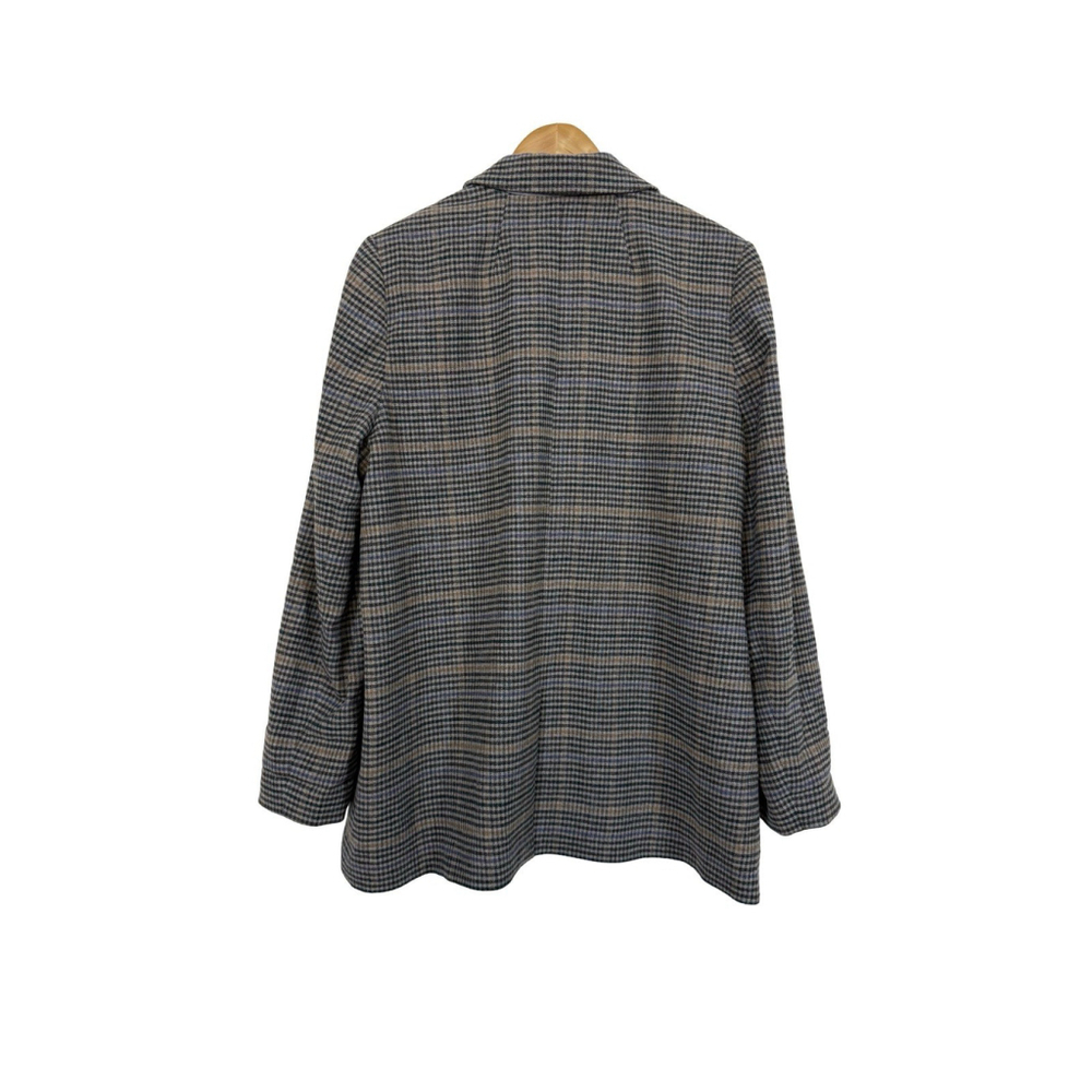 Madewell Dorset Plaid Wool Blend Blazer Size XL Women Oversized Academia Preppy - Picture 4 of 11